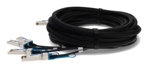 AddOn Networks 470-AEGH-AO InfiniBand/fibre optic cable 118.1" (3 m) QSFP+ 4x SFP+ DAC Black, Stainless steel