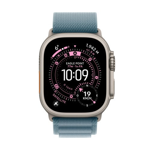 Apple Watch Ultra 3 OLED 49 mm Digital 422 x 514 pixels Touchscreen 5G Titanium Wi-Fi GPS (satellite)