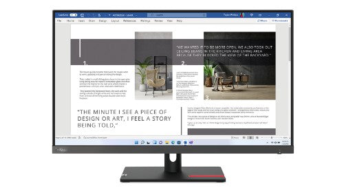 Lenovo ThinkVision S27i-30 computer monitor 27" 1920 x 1080 pixels Full HD LED Black