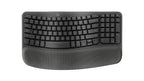 Logitech Wave Keys keyboard Universal RF Wireless + Bluetooth QWERTY English Graphite