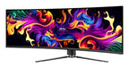 MSI MPG 491CQP QD-OLED computer monitor 49" 5120 x 1440 pixels Dual WQHD Black