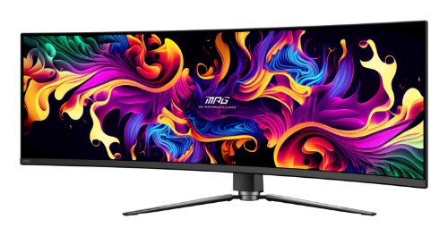 MSI MPG 491CQP QD-OLED computer monitor 49" 5120 x 1440 pixels Dual WQHD Black