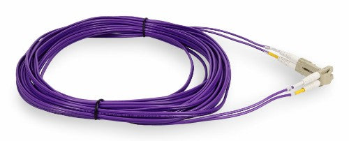 AddOn Networks ADD-LC-LC-5M5OM4-PE-TAA InfiniBand/fibre optic cable 196.9" (5 m) LOMM Purple