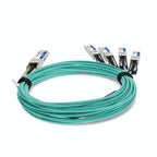 AddOn Networks 845420-B21-AO InfiniBand/fibre optic cable 275.6" (7 m) QSFP28 4x SFP28 AOC Aqua color