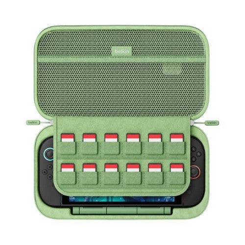 Belkin ENA003FQSE portable game console case Hardshell case Nintendo Green