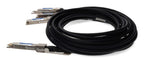 AddOn Networks QDD-4QSFP56-400-CU1-5M-AO InfiniBand/fibre optic cable 59.1" (1.5 m) QSFP-DD 4x QSFP56 DAC Black, Stainless steel
