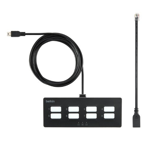 Belkin F1DN-MOD-REM8 KVM switch Black