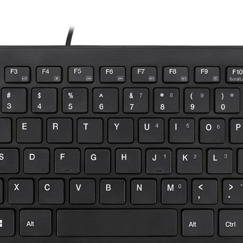 Adesso SlimTouch 111UB keyboard Universal USB QWERTY US English Black
