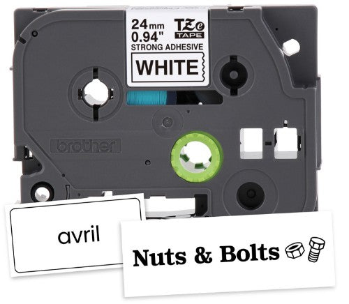 Brother TZe-S251G label-making tape Black on white