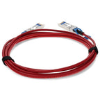 AddOn Networks SFP-1GB-PDAC1M-RD-C-AO InfiniBand/fibre optic cable 39.4" (1 m) SFP+ DAC Red