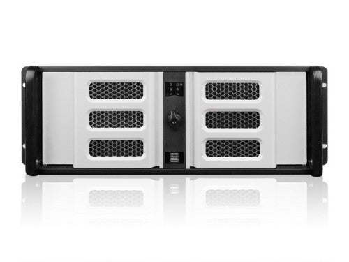 iStarUSA D-400L-7SE-SL computer case Rack Black, Silver