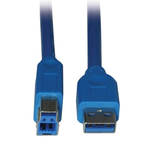 Tripp Lite U322-015 USB cable USB 3.2 Gen 1 (3.1 Gen 1) 179.9" (4.57 m) USB A USB B 5 Gbit/s Blue
