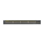 Zyxel GS1920-48HPV2 network switch Managed Gigabit Ethernet (10/100/1000) Power over Ethernet (PoE) Black