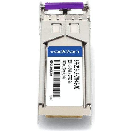 AddOn Networks SFP-25G-LR-CW-49-AO network transceiver module Fiber optic 25000 Mbit/s SFP28 1490 nm