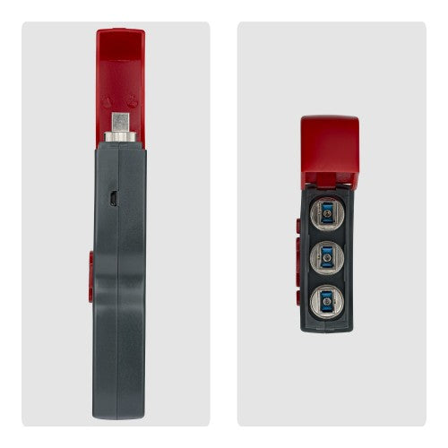 StarTech.com FIBERTESTPRO network cable tester Fiber cable tester Red, Gray