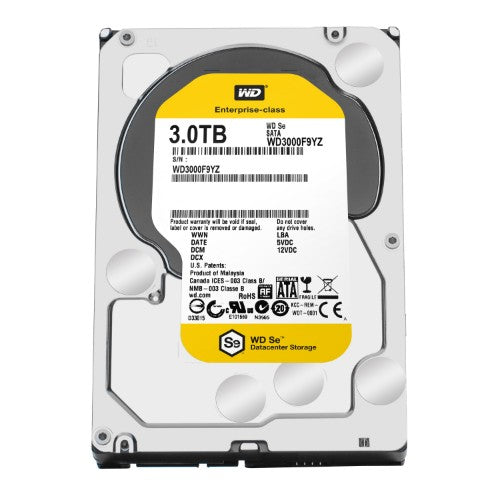 Western Digital 3TB Se internal hard drive 7200 RPM 64 MB 3.5" Serial ATA III