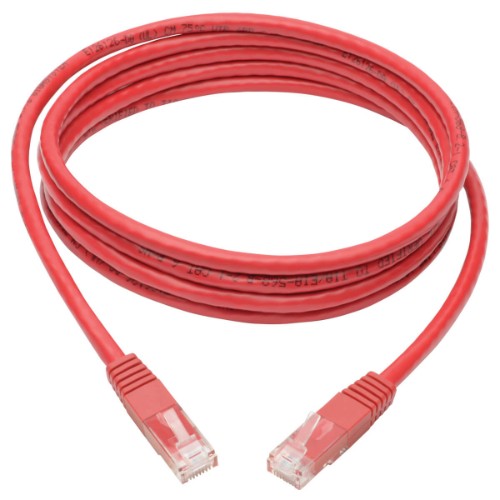 Tripp Lite N200-007-RD networking cable Red 83.9" (2.13 m) Cat6 U/UTP (UTP)