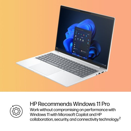 HP EliteBook 8 G1i 16 AI PC Wolf Pro Security Edition Intel Core Ultra 5 225U Laptop 16" WUXGA 16 GB DDR5-SDRAM 512 GB SSD Wi-Fi 7 (802.11be) Windows 11 Pro Silver