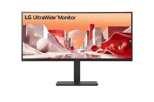 LG 34BA85QE-B computer monitor 34" 3440 x 1440 pixels Wide Quad HD LCD Black