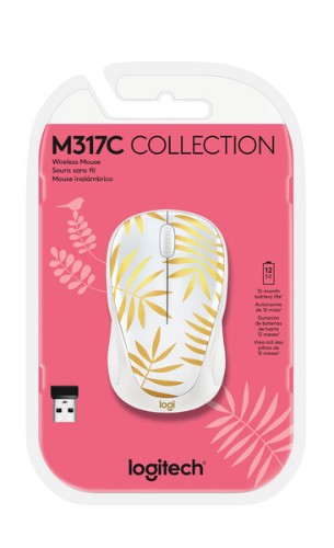 Logitech M317C mouse Ambidextrous RF Wireless Optical 1000 DPI