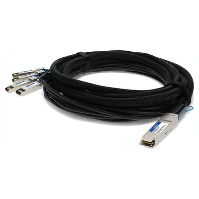 AddOn Networks MC2609130-005-AO InfiniBand/fibre optic cable 196.9" (5 m) QSFP+ 4xSFP+ Black