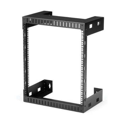 StarTech.com RK12WALLO rack cabinet 12U Wall mounted rack Black