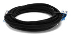 AddOn Networks ADD-QEXSFT-PDAC50CM InfiniBand/fibre optic cable 19.7" (0.5 m) QSFP+ 4x SFP+ DAC Black
