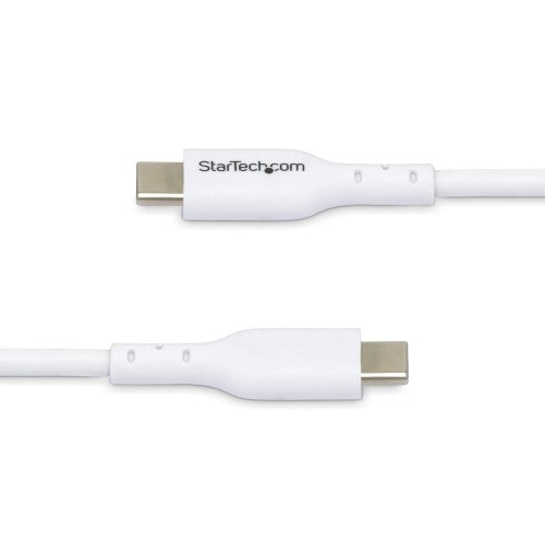 StarTech.com USB2CC1MNCWHE USB cable USB 2.0 39.4" (1 m) USB C 0.48 Gbit/s 60 W White