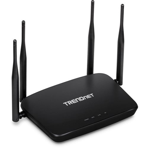 Trendnet TEW-831DR wireless router Fast Ethernet Dual-band (2.4 GHz / 5 GHz) Black