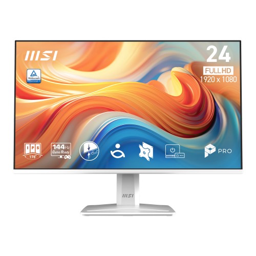MSI Pro MP243W E14 computer monitor 23.8" 1920 x 1080 pixels Full HD LCD White