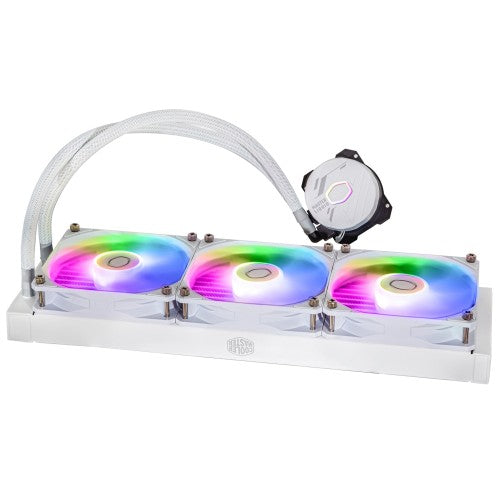 Cooler Master MasterLiquid 360L Core ARGB White Processor Liquid cooling kit 4.72" (12 cm)
