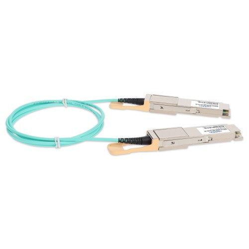 AddOn Networks QSFP112-400GB-AOC-1M-NV-AO InfiniBand/fibre optic cable 39.4" (1 m) Aqua color