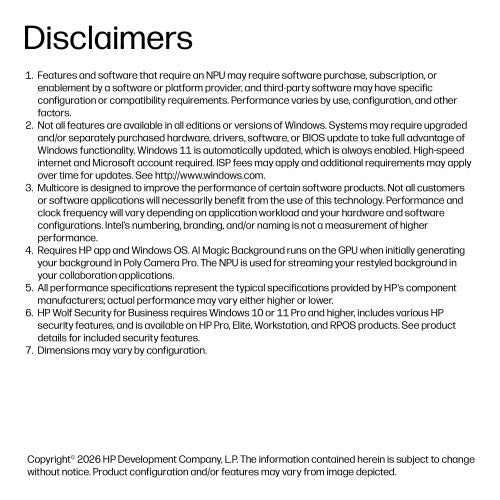 HP DJ9V8UT laptop Copilot+ PC 325 16" WUXGA 32 GB LPDDR5x-SDRAM 512 GB SSD Wi-Fi 7 (802.11be) Windows 11 Pro Silver
