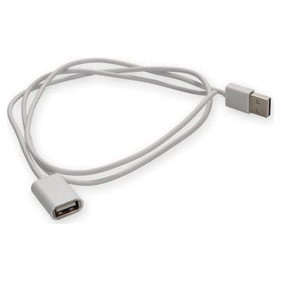 AddOn Networks USBEXTAB2MMFW USB cable USB 2.0 78.7" (2 m) USB A USB B White