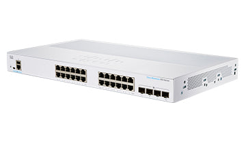 Cisco CBS350-24T-4G Managed L2/L3 Gigabit Ethernet (10/100/1000) Silver