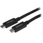 StarTech.com USB31CC50CM USB cable USB 3.2 Gen 2 (3.1 Gen 2) 19.7" (0.5 m) USB C 10 Gbit/s 60 W Black