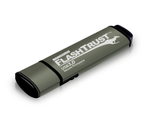 iStorage Kanguru FlashTrust USB 3.0 128GB USB flash drive USB Type-A 3.2 Gen 1 (3.1 Gen 1) Gray