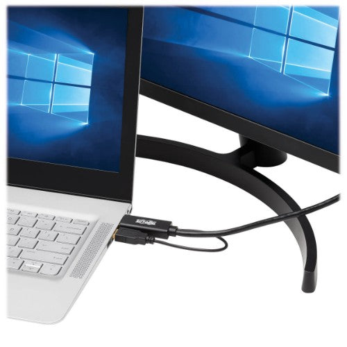 Tripp Lite P567-02M video cable adapter 78.7" (2 m) HDMI + USB DisplayPort Black