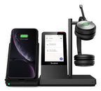 Yealink WH66 Dual Teams Personal audio conferencing system Wireless Head-band Office/Call center USB Type-A Bluetooth Charging stand Black