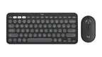 Logitech Pebble 2 Combo keyboard Mouse included Universal RF Wireless + Bluetooth QWERTY English Graphite