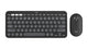 Logitech Pebble 2 Combo keyboard Mouse included Universal RF Wireless + Bluetooth QWERTY English Graphite