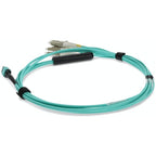 AddOn Networks ADD-MPO-4LC0-5M5OM4LZ fiber optic cable 78.7" (2 m) 8x LC LOMM OM4 Aqua color