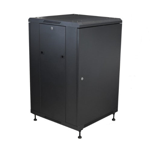 Weltron 90-4090EN-18U rack cabinet Freestanding rack Black
