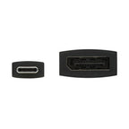 Tripp Lite U444-06N-DP8B video cable adapter 5.98" (0.152 m) USB Type-C DisplayPort Black