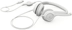 Logitech 981-001285 headphones/headset Wired Head-band Office/Call center USB Type-A White