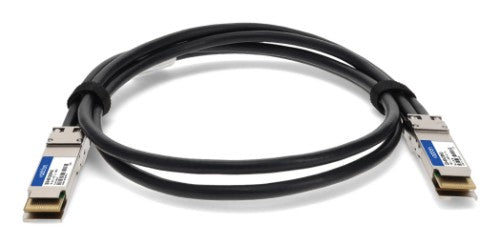 AddOn Networks QDD-400-CU3M-AO InfiniBand/fibre optic cable 118.1" (3 m) QSFP-DD DAC Black, Stainless steel