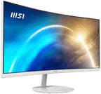 MSI Pro MP341CQW computer monitor 34" 3440 x 1440 pixels UltraWide Quad HD White