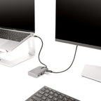StarTech.com HB31C3A1CDPPD3 interface hub USB 3.2 Gen 2 (3.1 Gen 2) Type-C 10000 Mbit/s Silver