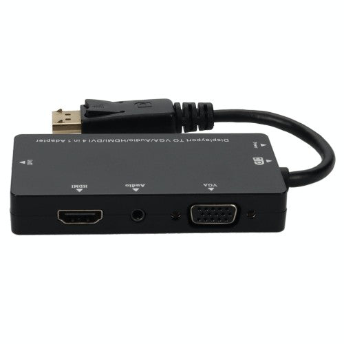 AddOn Networks DP2VGAA-AA video cable adapter 7.87" (0.2 m) DisplayPort VGA + HDMI + DVI Black