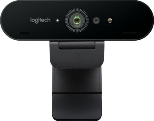 Logitech Brio 4K Webcam for Business, biometrics login with Windows Hello, Works with Microsoft Teams, Zoom, Google
